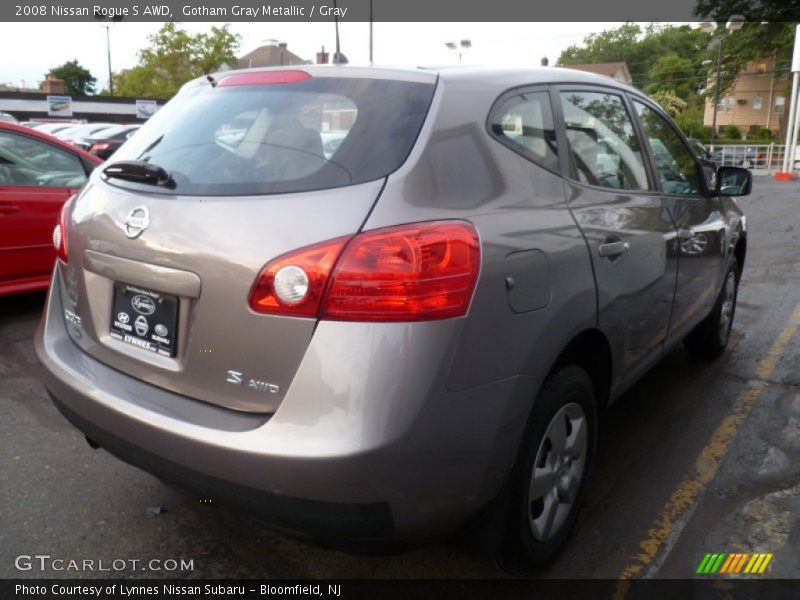 Gotham Gray Metallic / Gray 2008 Nissan Rogue S AWD