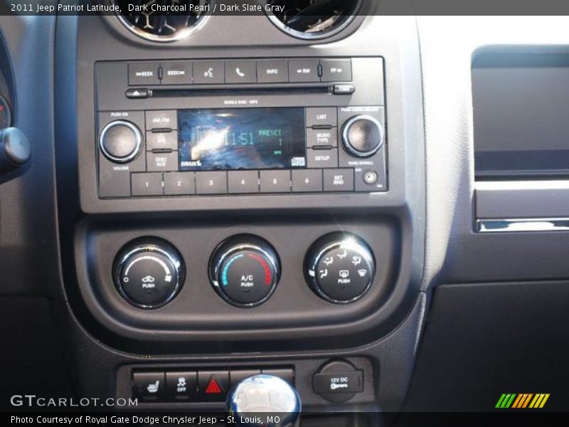 Dark Charcoal Pearl / Dark Slate Gray 2011 Jeep Patriot Latitude