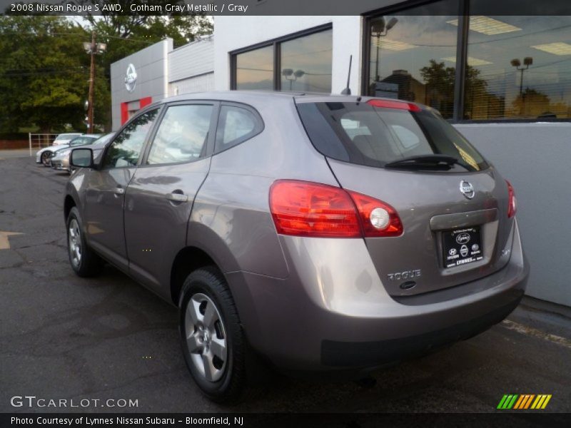 Gotham Gray Metallic / Gray 2008 Nissan Rogue S AWD