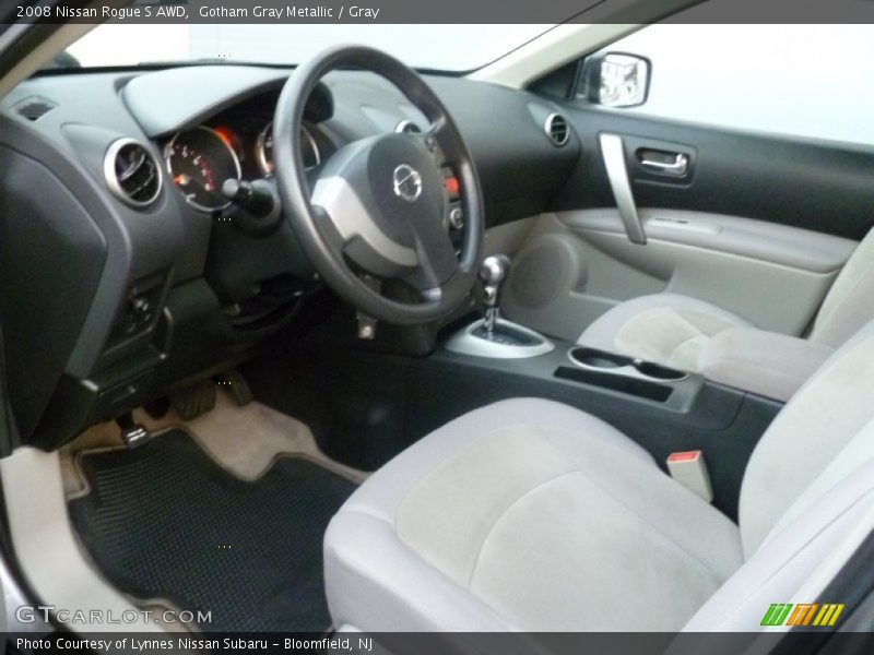 Gotham Gray Metallic / Gray 2008 Nissan Rogue S AWD