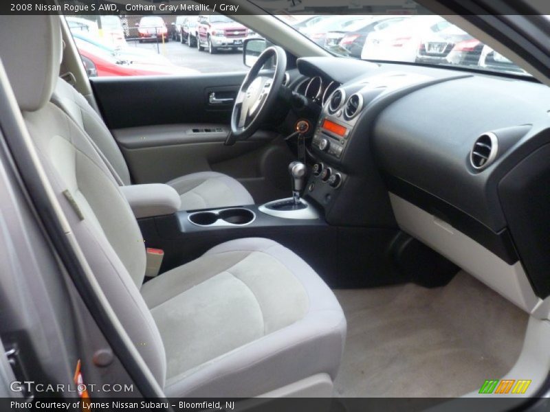 Gotham Gray Metallic / Gray 2008 Nissan Rogue S AWD