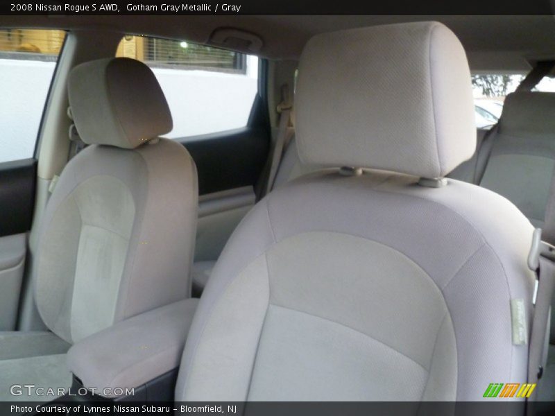 Gotham Gray Metallic / Gray 2008 Nissan Rogue S AWD