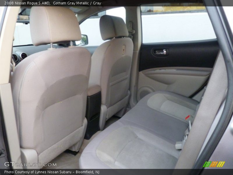 Gotham Gray Metallic / Gray 2008 Nissan Rogue S AWD