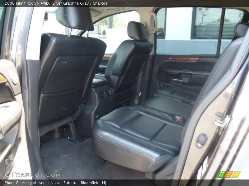  2008 QX 56 4WD Charcoal Interior