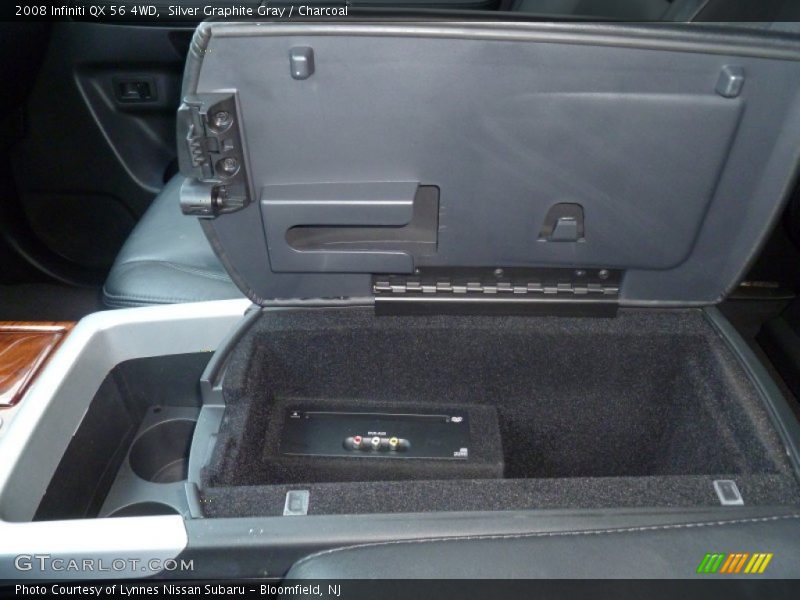 Silver Graphite Gray / Charcoal 2008 Infiniti QX 56 4WD