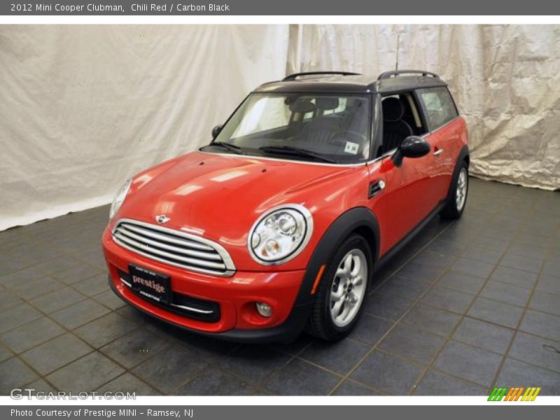 Chili Red / Carbon Black 2012 Mini Cooper Clubman