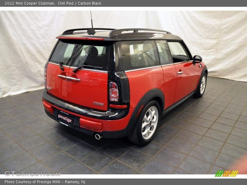 Chili Red / Carbon Black 2012 Mini Cooper Clubman