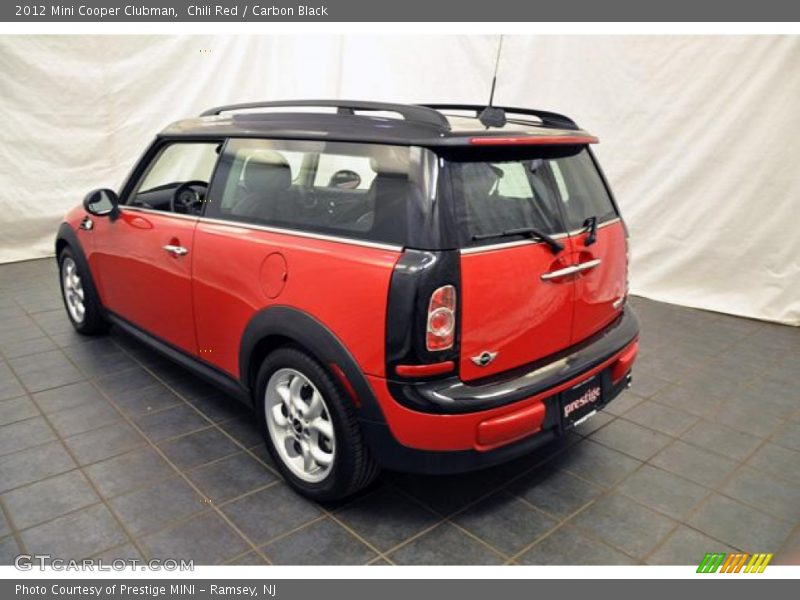 Chili Red / Carbon Black 2012 Mini Cooper Clubman