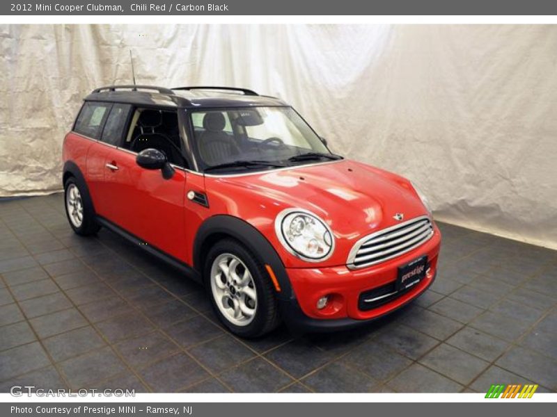 Chili Red / Carbon Black 2012 Mini Cooper Clubman