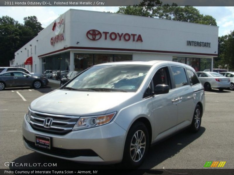 Polished Metal Metallic / Gray 2011 Honda Odyssey EX-L