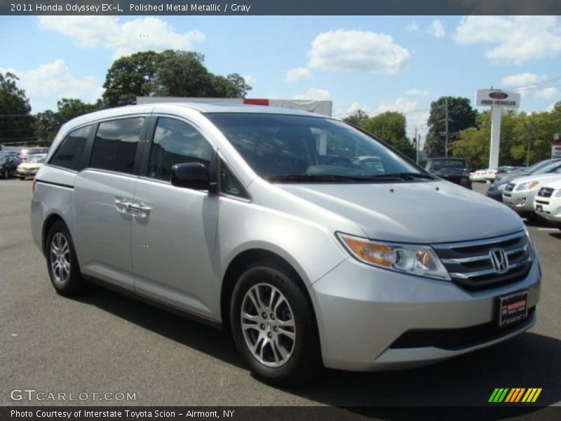 Polished Metal Metallic / Gray 2011 Honda Odyssey EX-L