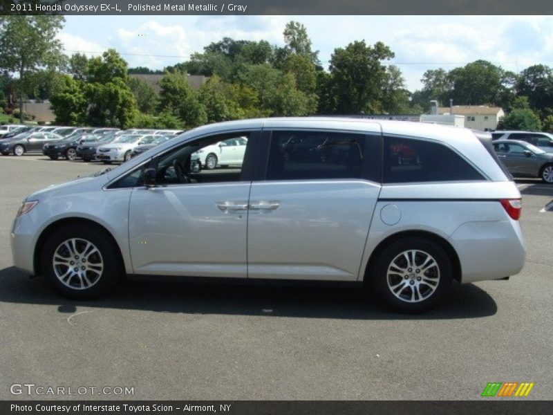 Polished Metal Metallic / Gray 2011 Honda Odyssey EX-L