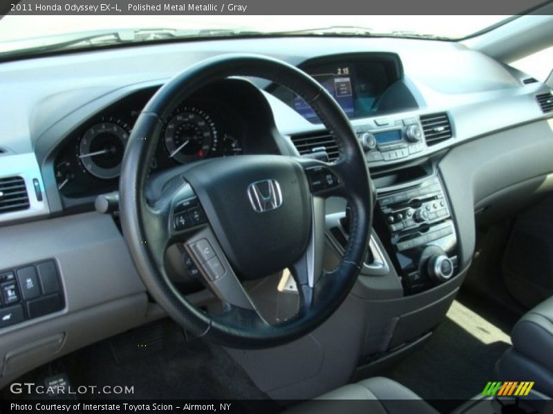 Polished Metal Metallic / Gray 2011 Honda Odyssey EX-L