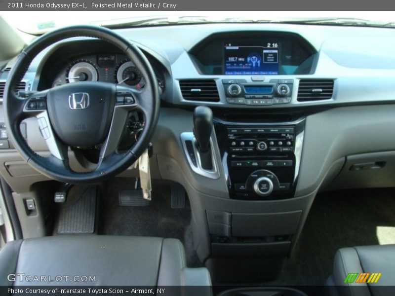 Polished Metal Metallic / Gray 2011 Honda Odyssey EX-L