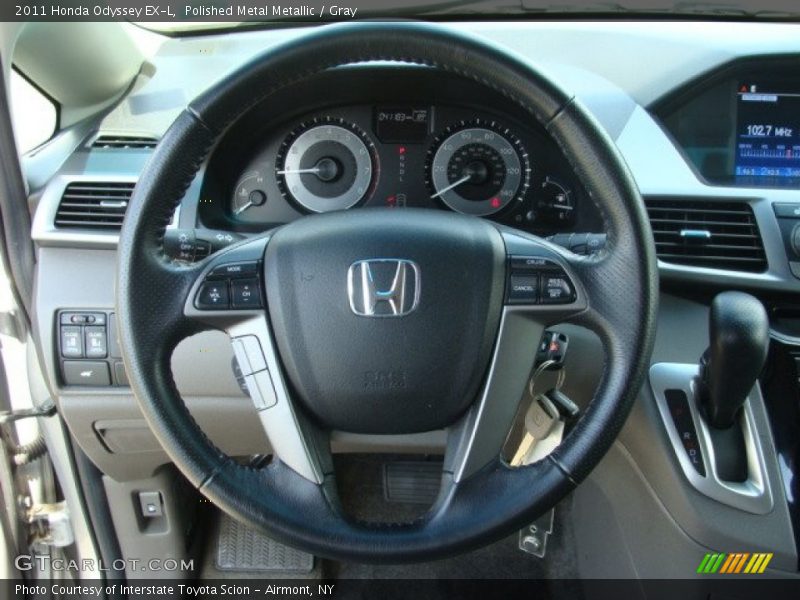 Polished Metal Metallic / Gray 2011 Honda Odyssey EX-L