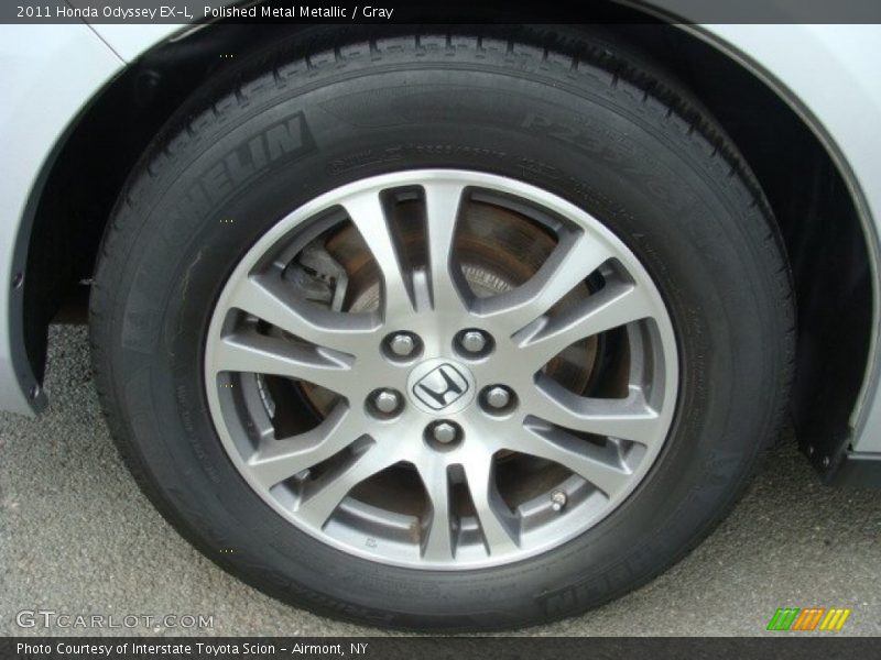 Polished Metal Metallic / Gray 2011 Honda Odyssey EX-L