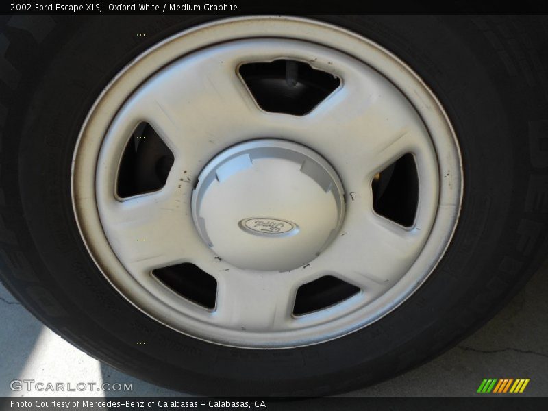 Oxford White / Medium Graphite 2002 Ford Escape XLS