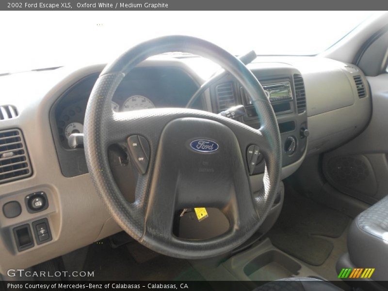 Oxford White / Medium Graphite 2002 Ford Escape XLS