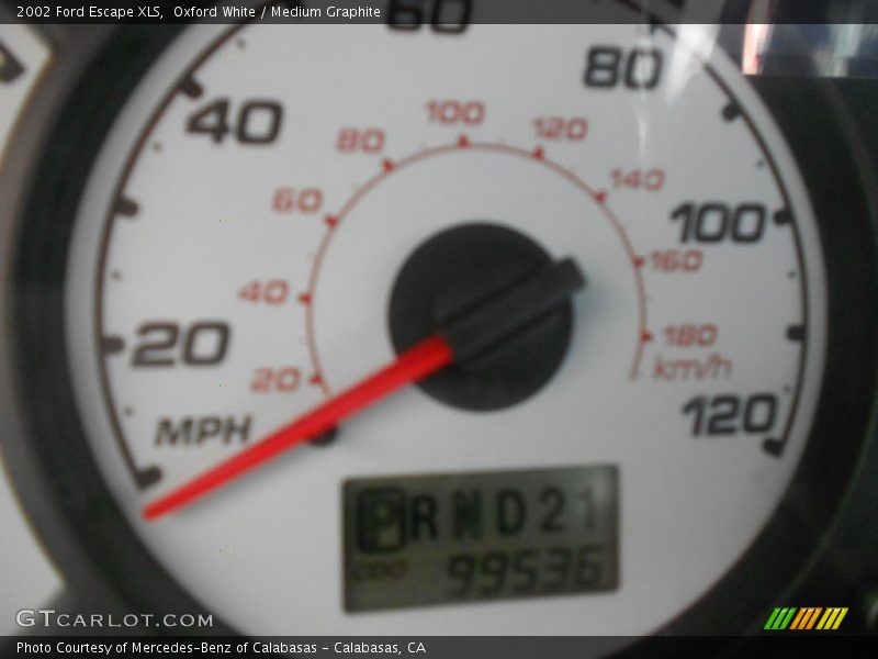 Oxford White / Medium Graphite 2002 Ford Escape XLS