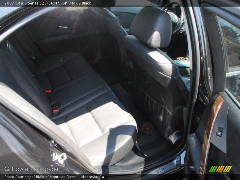 Jet Black / Black 2007 BMW 5 Series 525i Sedan
