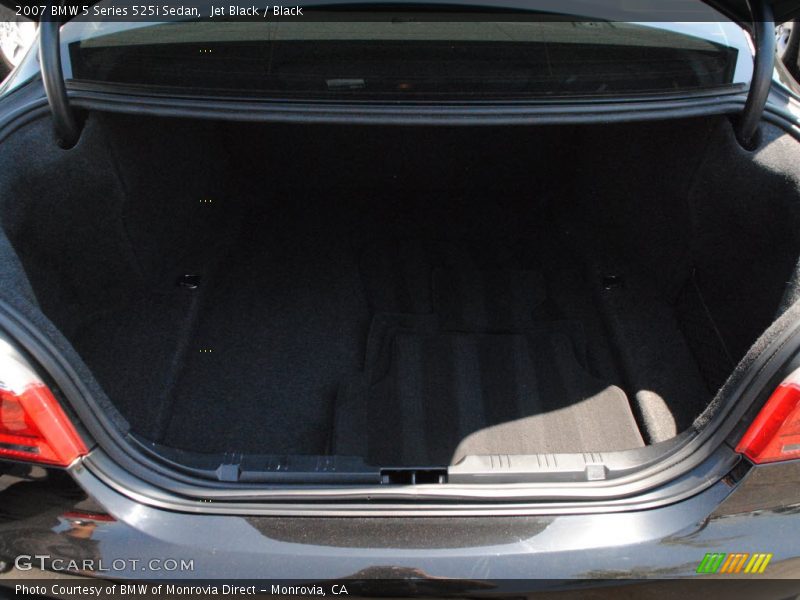 Jet Black / Black 2007 BMW 5 Series 525i Sedan