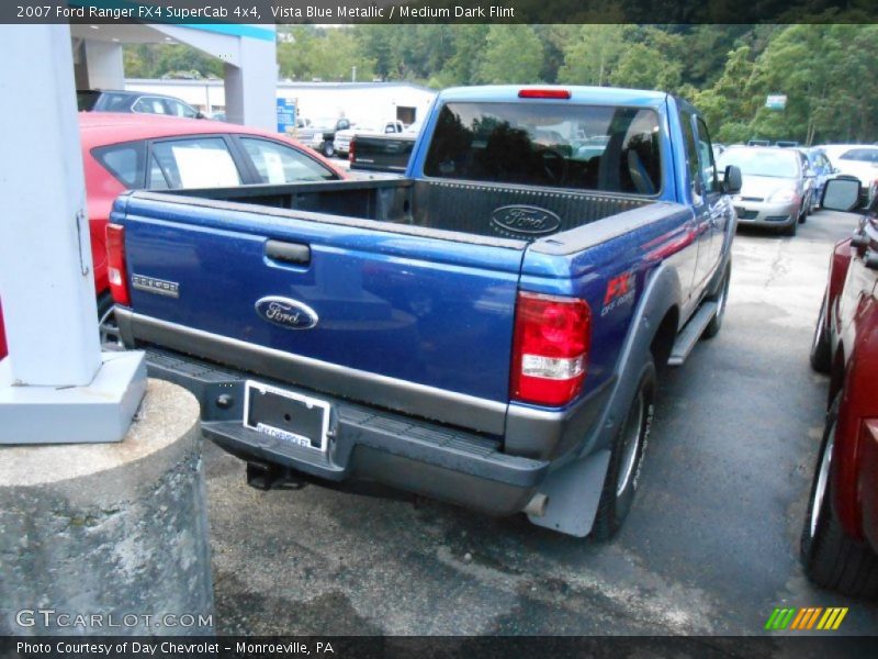 Vista Blue Metallic / Medium Dark Flint 2007 Ford Ranger FX4 SuperCab 4x4