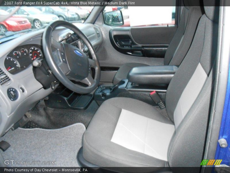 Vista Blue Metallic / Medium Dark Flint 2007 Ford Ranger FX4 SuperCab 4x4