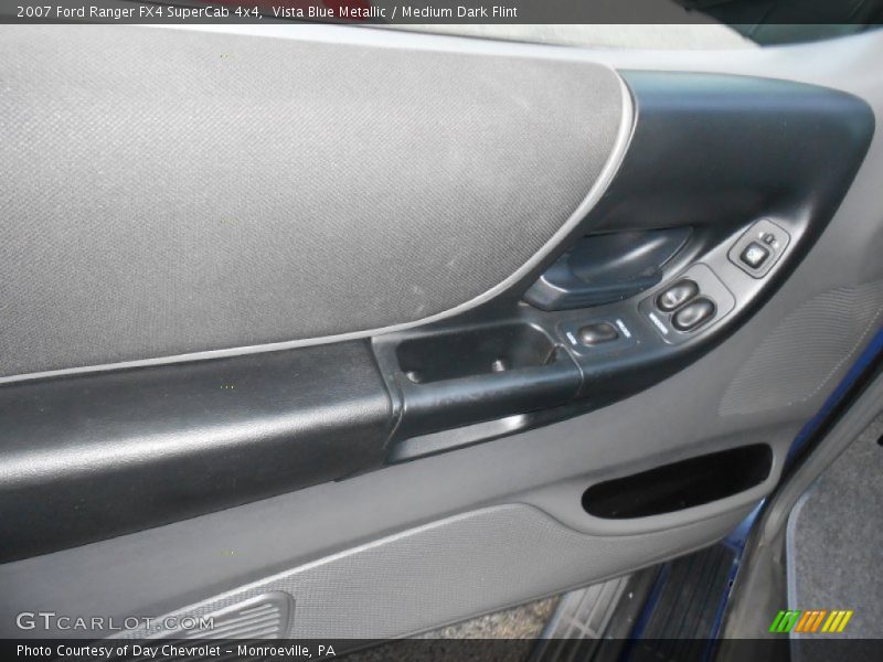 Vista Blue Metallic / Medium Dark Flint 2007 Ford Ranger FX4 SuperCab 4x4