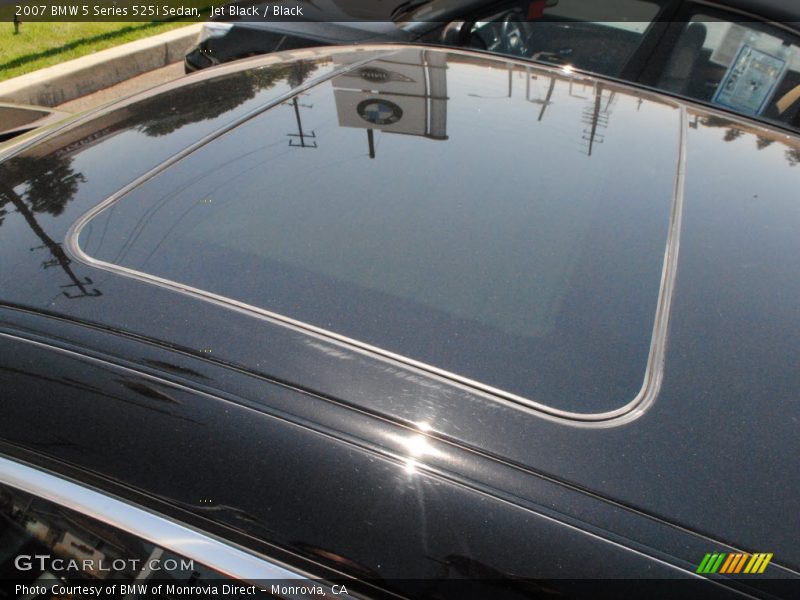 Jet Black / Black 2007 BMW 5 Series 525i Sedan
