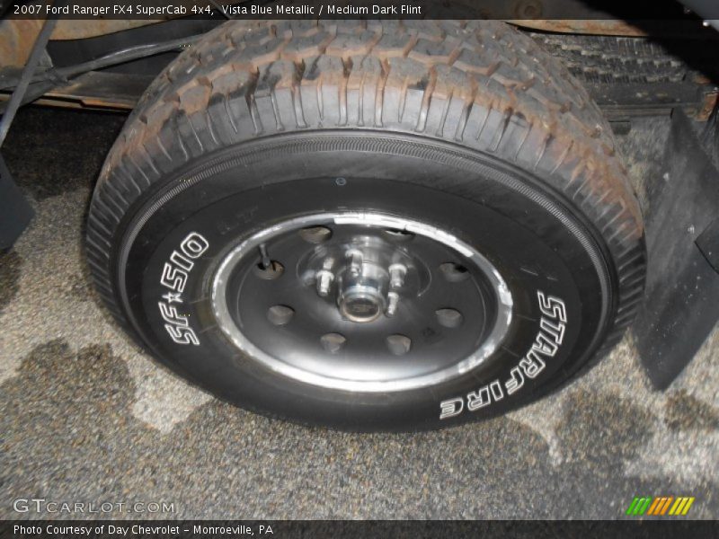 Vista Blue Metallic / Medium Dark Flint 2007 Ford Ranger FX4 SuperCab 4x4