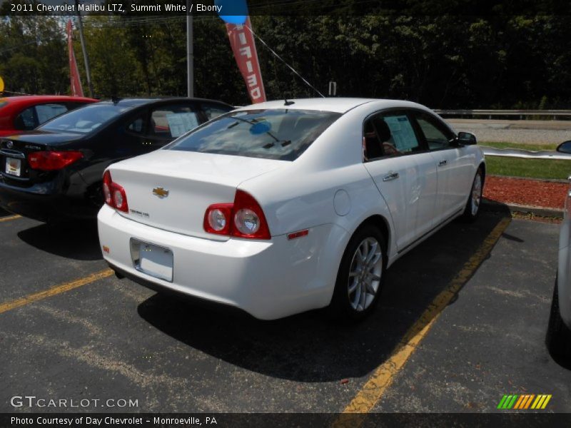 Summit White / Ebony 2011 Chevrolet Malibu LTZ