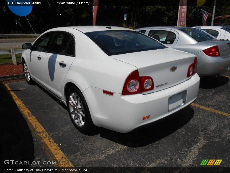Summit White / Ebony 2011 Chevrolet Malibu LTZ