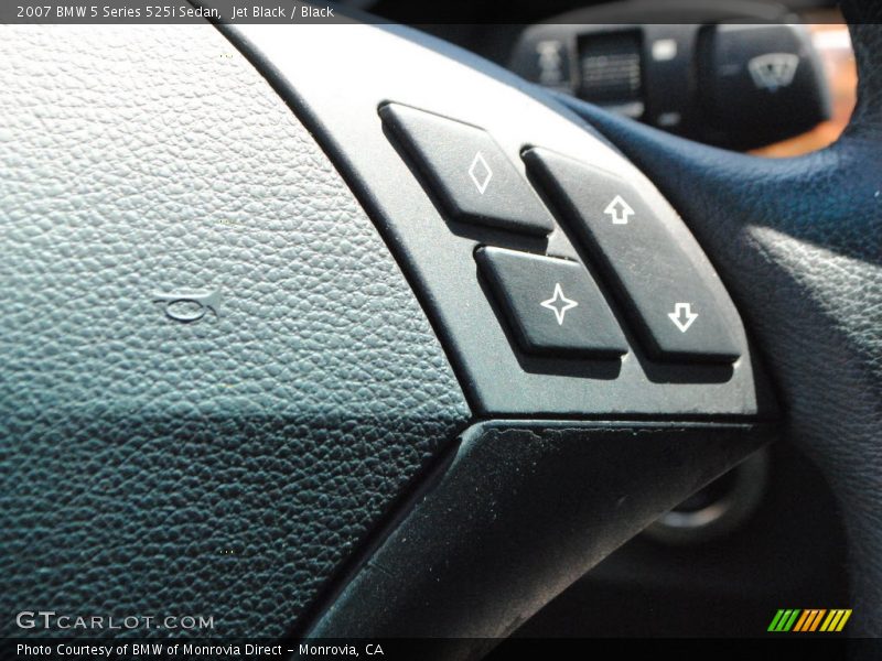 Jet Black / Black 2007 BMW 5 Series 525i Sedan