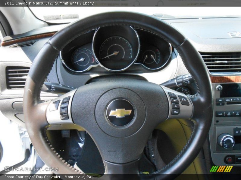 Summit White / Ebony 2011 Chevrolet Malibu LTZ