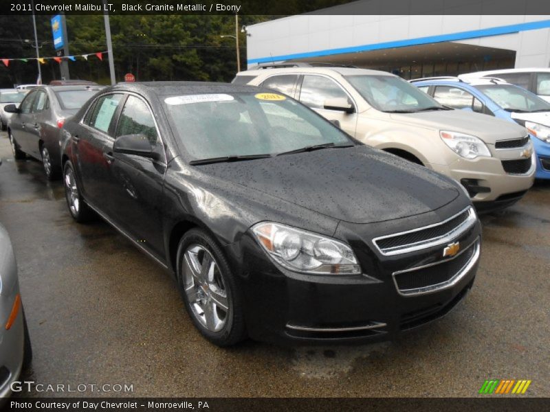 Black Granite Metallic / Ebony 2011 Chevrolet Malibu LT