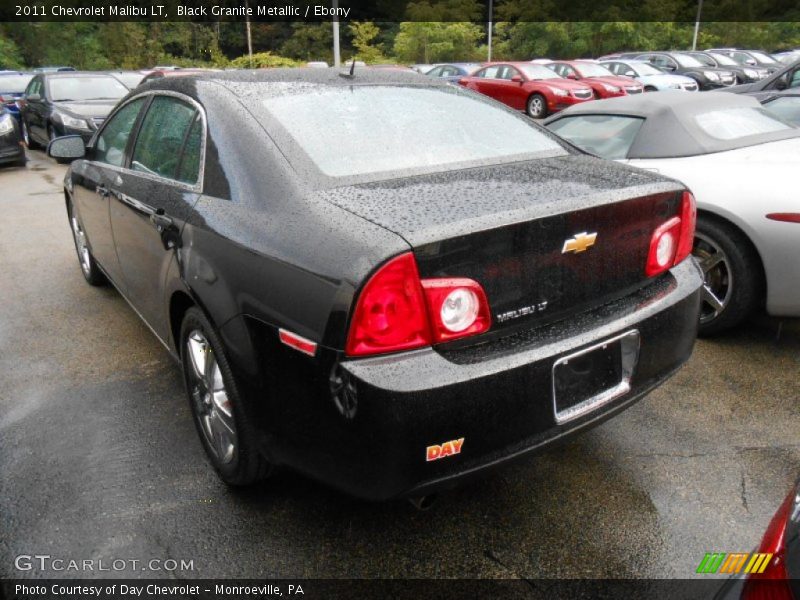Black Granite Metallic / Ebony 2011 Chevrolet Malibu LT