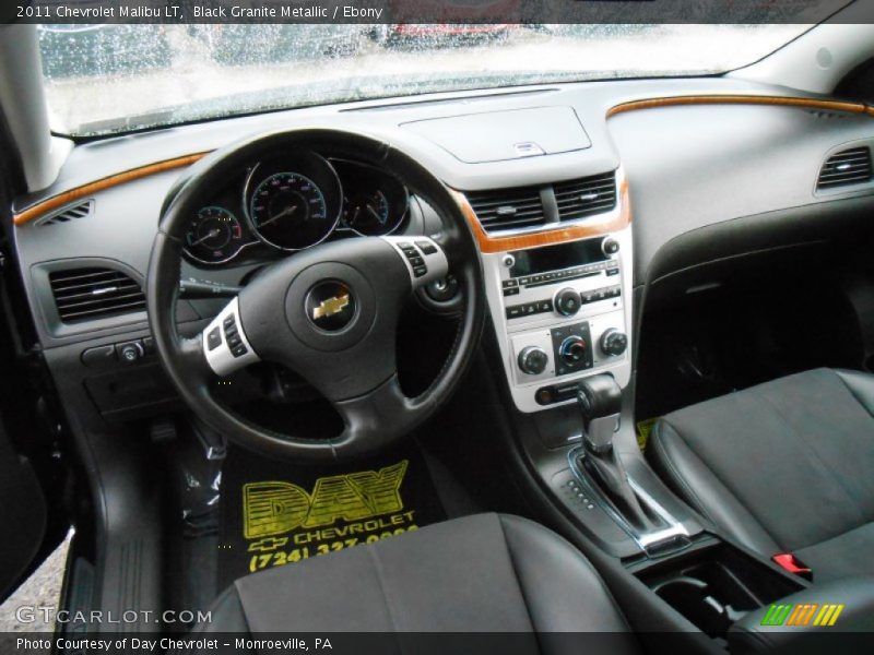 Black Granite Metallic / Ebony 2011 Chevrolet Malibu LT