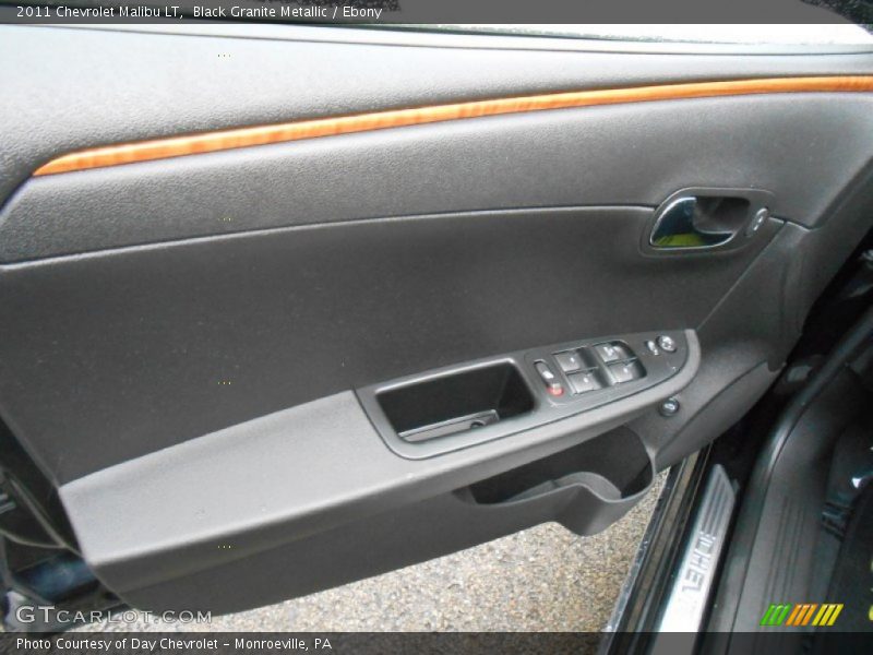 Black Granite Metallic / Ebony 2011 Chevrolet Malibu LT