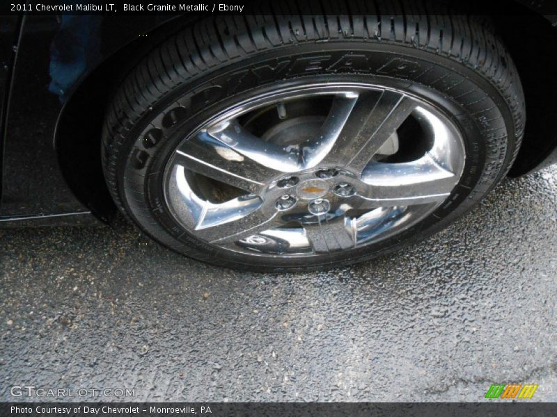 Black Granite Metallic / Ebony 2011 Chevrolet Malibu LT
