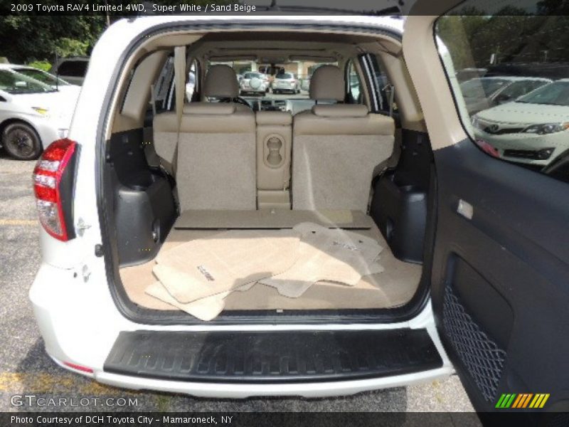 Super White / Sand Beige 2009 Toyota RAV4 Limited 4WD