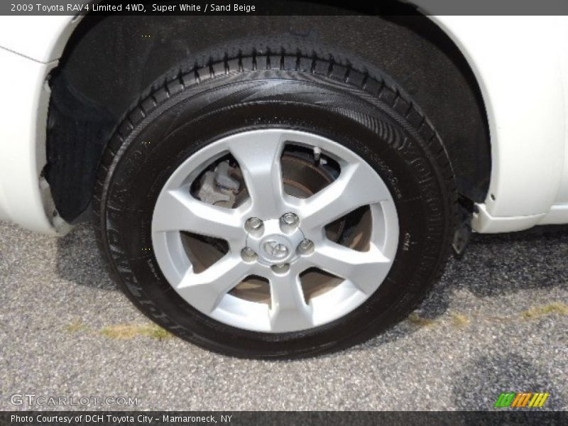 Super White / Sand Beige 2009 Toyota RAV4 Limited 4WD