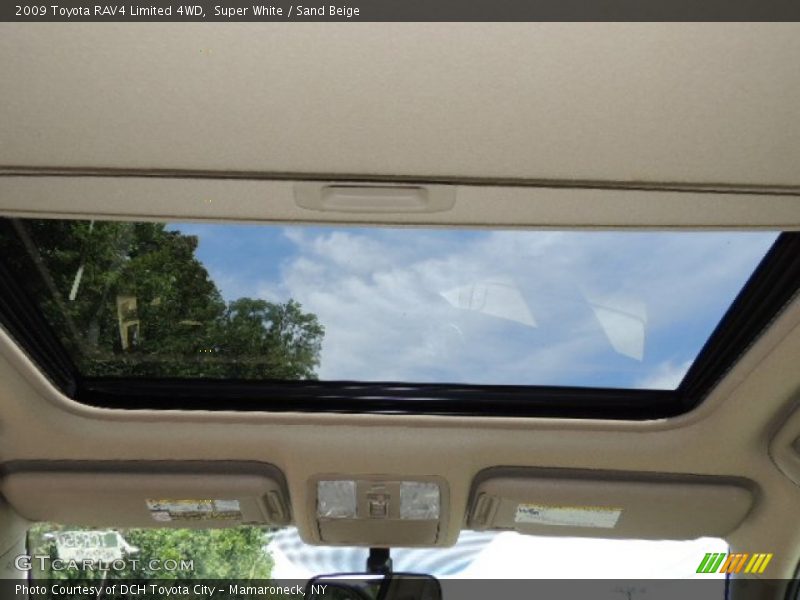 Super White / Sand Beige 2009 Toyota RAV4 Limited 4WD