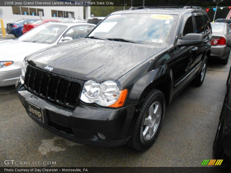Black / Dark Slate Gray 2008 Jeep Grand Cherokee Laredo 4x4