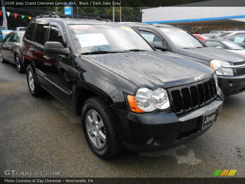 Black / Dark Slate Gray 2008 Jeep Grand Cherokee Laredo 4x4