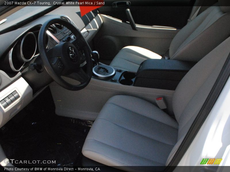 Crystal White Pearl Mica / Sand 2007 Mazda CX-7 Touring