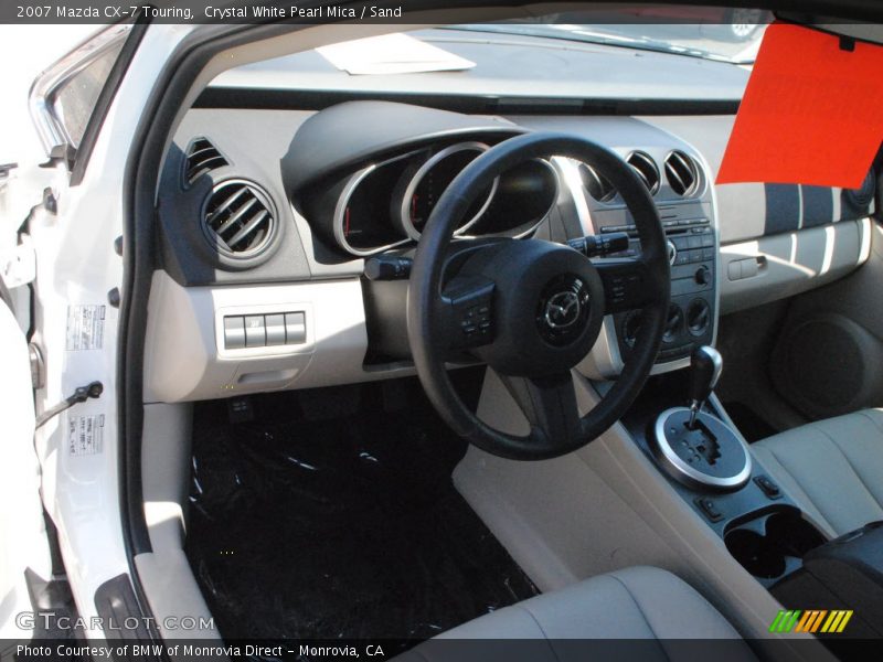 Crystal White Pearl Mica / Sand 2007 Mazda CX-7 Touring