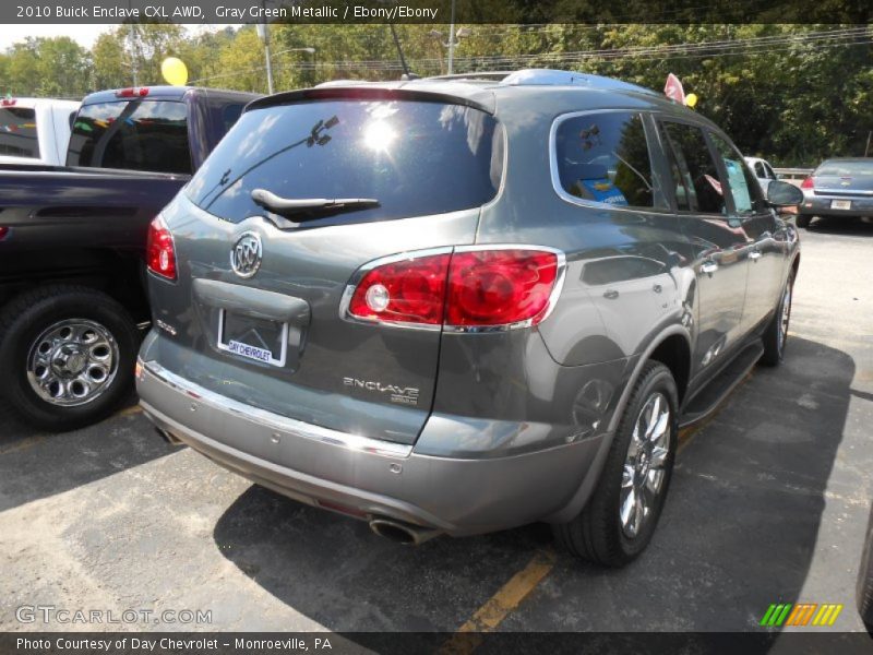 Gray Green Metallic / Ebony/Ebony 2010 Buick Enclave CXL AWD