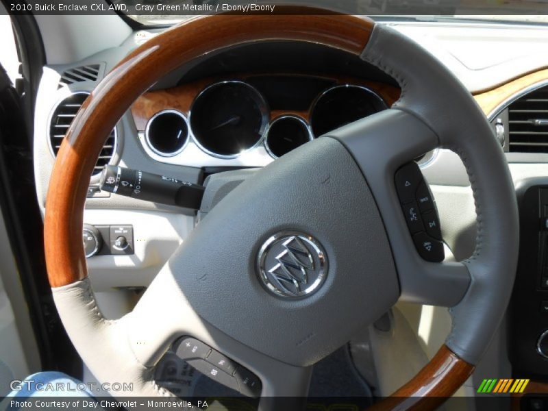 Gray Green Metallic / Ebony/Ebony 2010 Buick Enclave CXL AWD