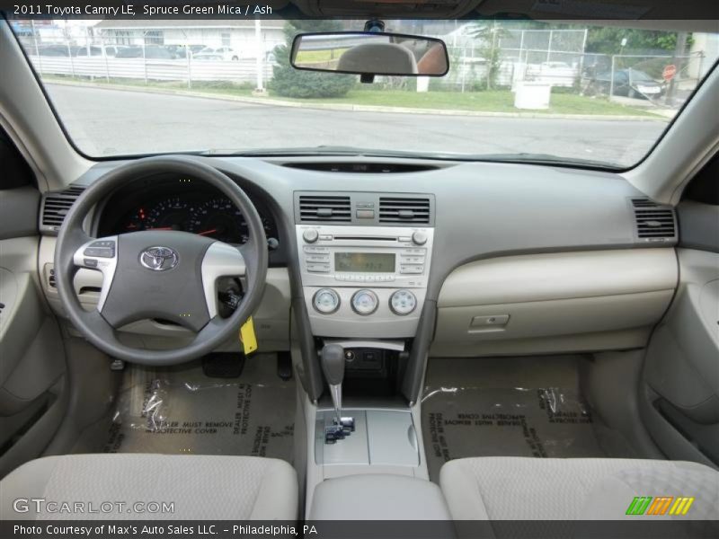 Spruce Green Mica / Ash 2011 Toyota Camry LE