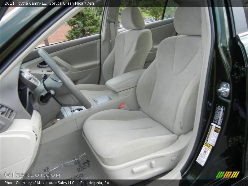 Spruce Green Mica / Ash 2011 Toyota Camry LE